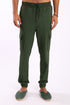 Cargo sweatpants in cotton and viscose cashmere with side pockets